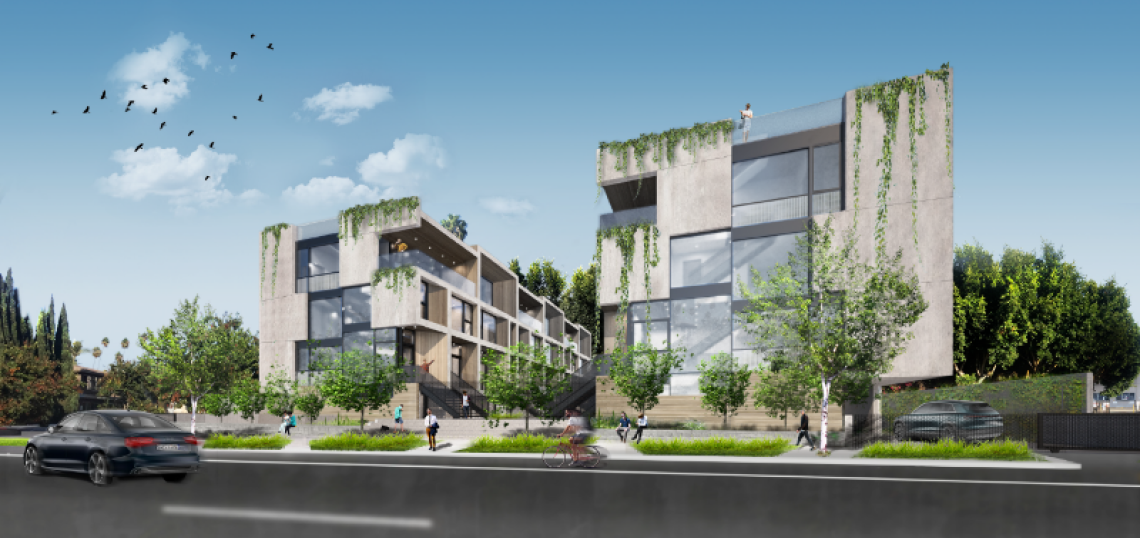 12 Townhomes Fully Framed in Windsor Square | Urbanize LA